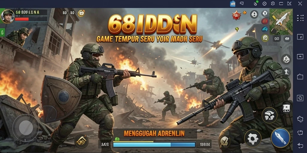 Gameplay seru 68IDN yang penuh aksi dan strategi.