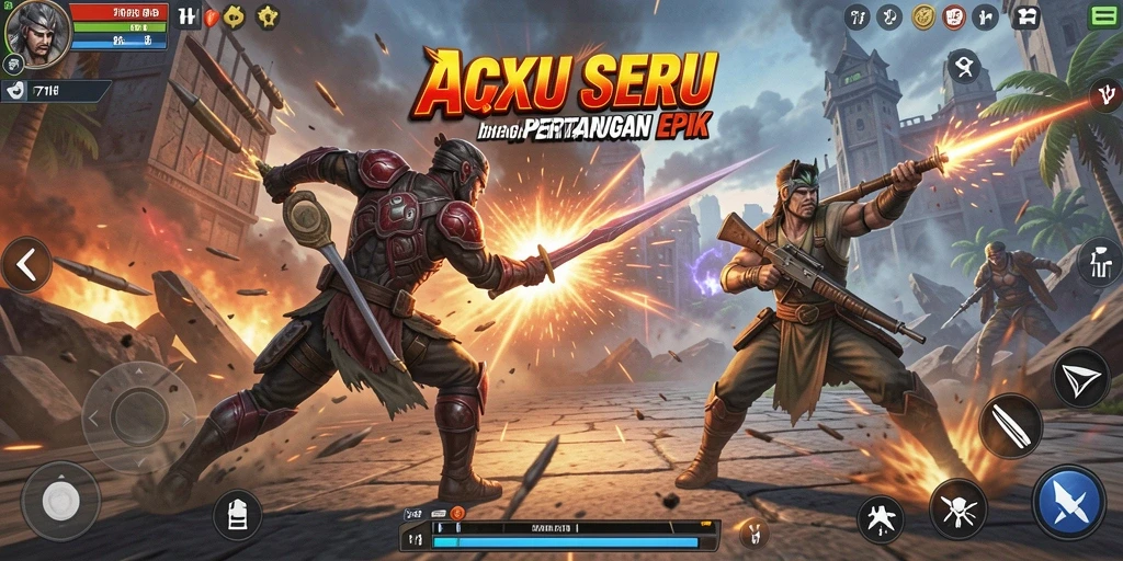 Tampilan gameplay 71H dengan aksi yang mendebarkan.