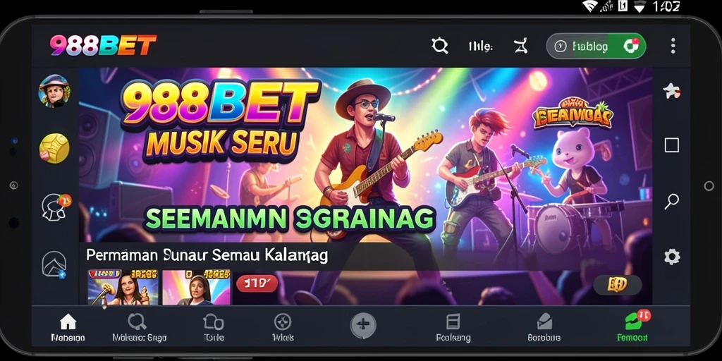 Tampilan gameplay yang menarik dan interaktif di 988BET.