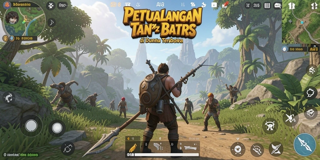 Tampilan seru gameplay API36 dalam dunia terbuka.