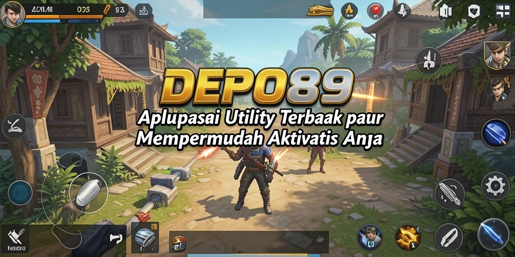 Tampilan antarmuka DEPO89 yang sederhana dan fungsional.