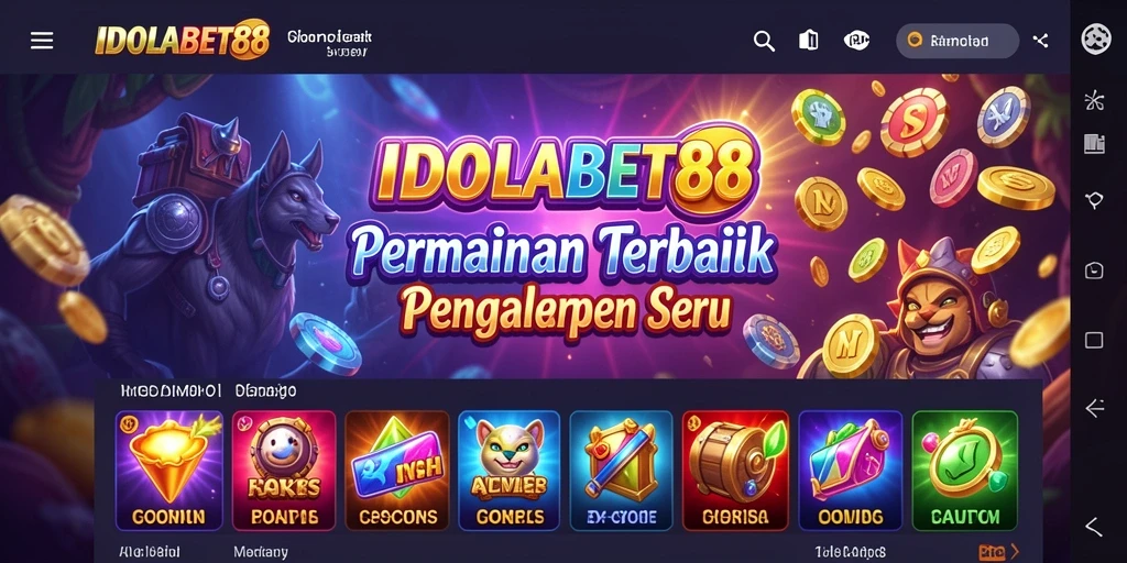 Tampilan menarik dari gameplay Slot IDOLABET88 yang memukau.