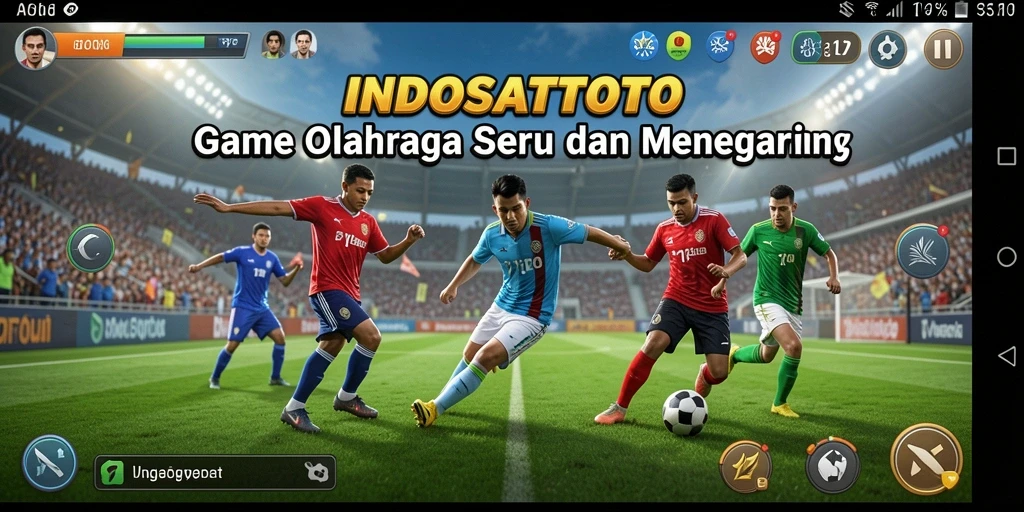 Tampilan utama gameplay INDOSATTOTO yang seru dalam olahraga.
