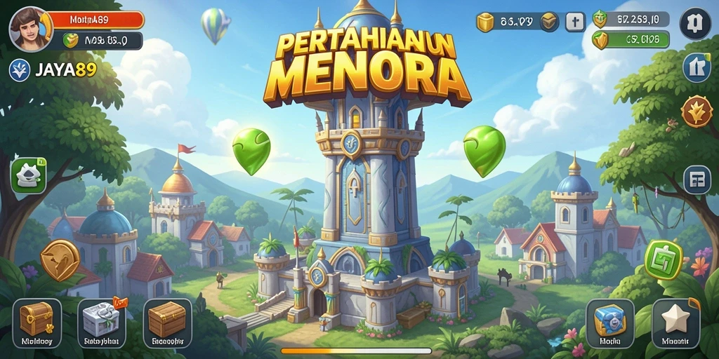 Tangkapan layar menunjukkan gameplay menegangkan dalam JAYA89 saat melawan gelombang musuh.
