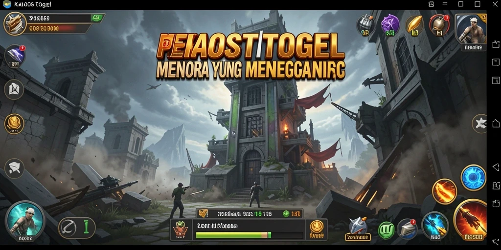 Tampilan aksi menegangkan dalam KAOSTOGEL saat melawan gelombang musuh.