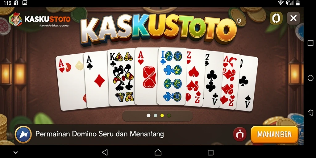 Tampilan gameplay KASKUSTOTO yang menyenangkan dan interaktif.