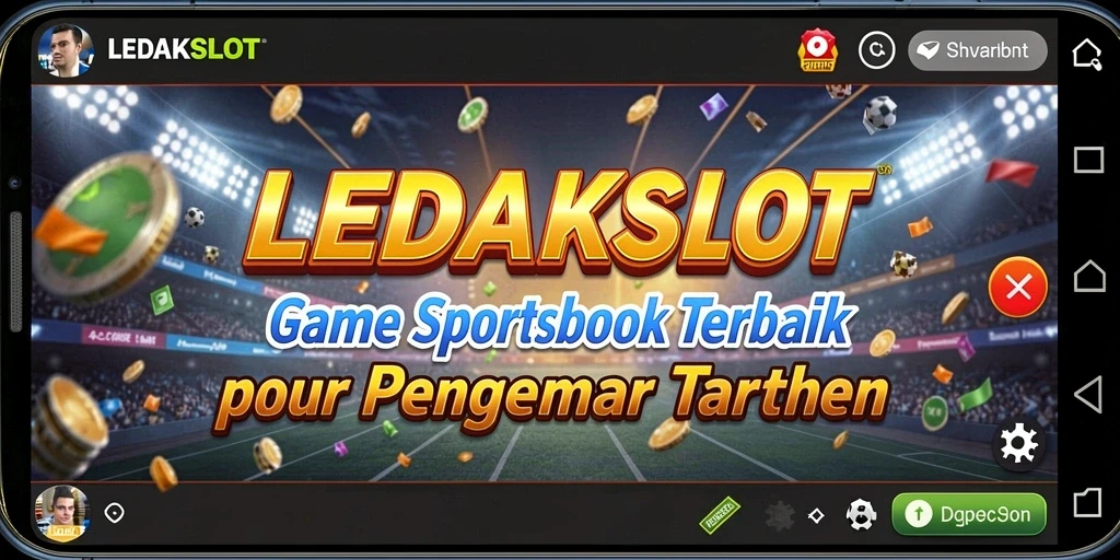 Tampilan gameplay LEDAKSLOT dengan berbagai pilihan taruhan olahraga.