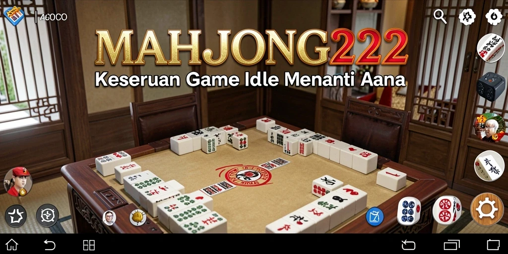 Screenshot gameplay <strong>MAHJONG222</strong> yang menunjukkan momen menegangkan dan seru.
