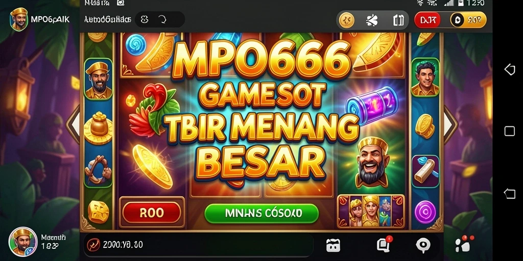 Tangkapan layar MPO666 menampilkan pengalaman bermain Slot yang menarik dan memikat.