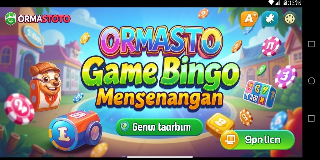 Gameplay Bingo seru di ORMASTOTO dengan banyak pilihan kartu.