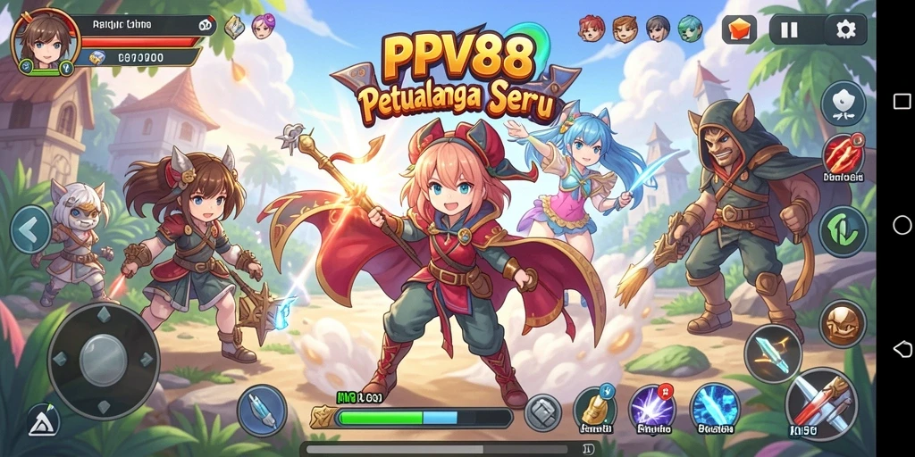 Tampilan gameplay seru dalam PPV88 dengan karakter Anime menarik.