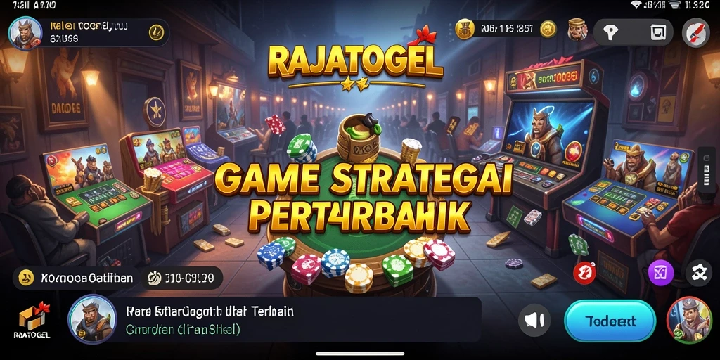 Tampilan gameplay RAJATOGEL yang menegangkan dan penuh strategi.