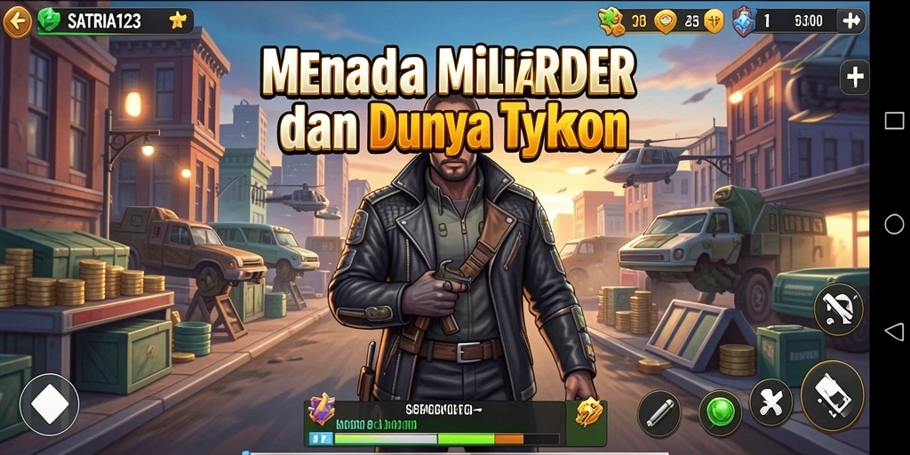 Tampilan gameplay menarik dalam dunia Tycoon yang kompetitif.