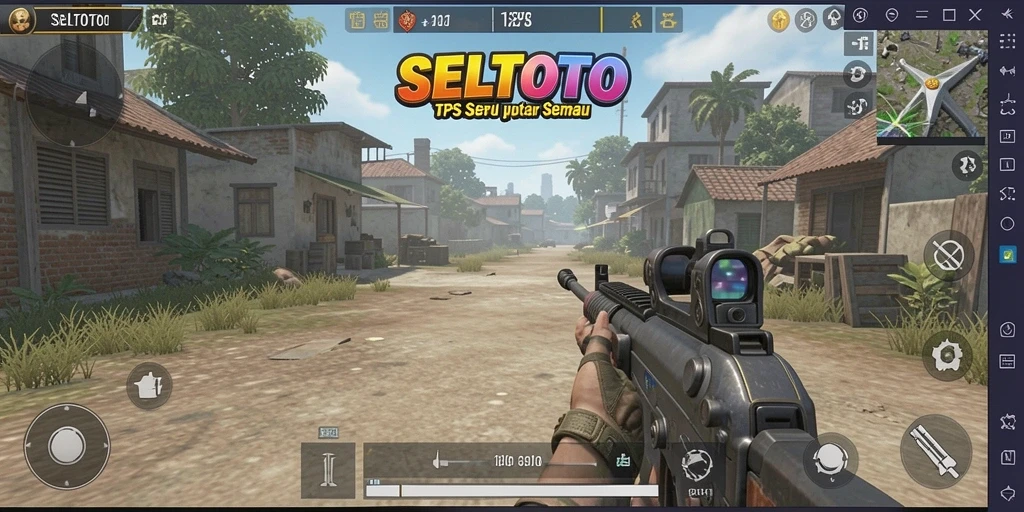 Tampilan gameplay menegangkan dari SELTOTO yang penuh aksi.
