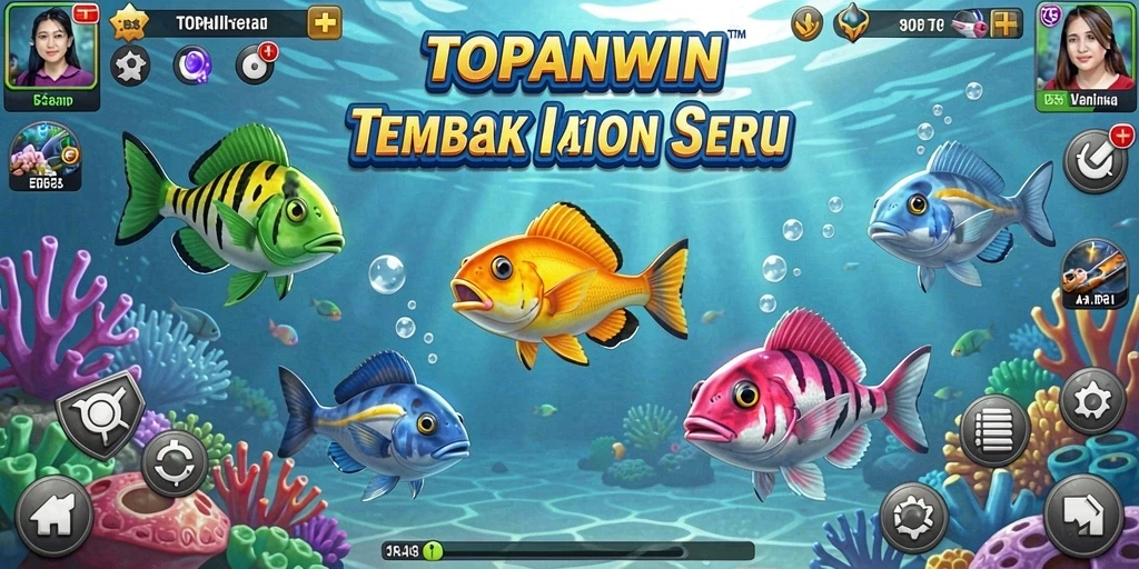 Screenshot gameplay menarik Tembak Ikan TOPANWIN.